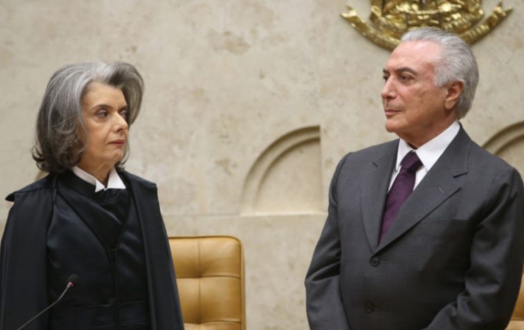 The visit took place five days after Supreme Tribunal Justice Luís Roberto Barroso allowed police to investigate Temer’s financial records