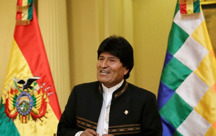 “We are going to make history, with the truth, with the law. We are convinced that justice for Bolivia will be achieved”, said president Morales. 