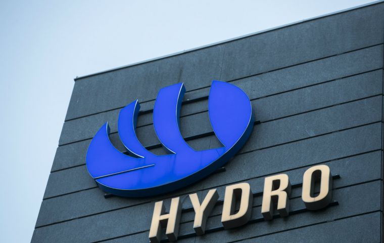 “We have discharged untreated rain and surface water into the Para River,” Norsk Hydro CEO Svein Richard Brandtzæg said in a statement.