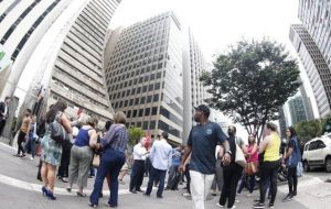 In Bolivia, the quake shook tall buildings, but no damage or injuries had been reported about two hours after the initial shake