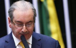 Cunha, was forced from his position as speaker in July and arrested in October on accusations he received millions in bribes