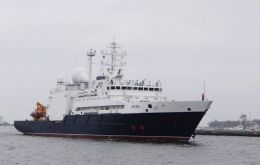 The high tech Russian vessel most recently involved in the search was the oceanographic ship Yantar. 