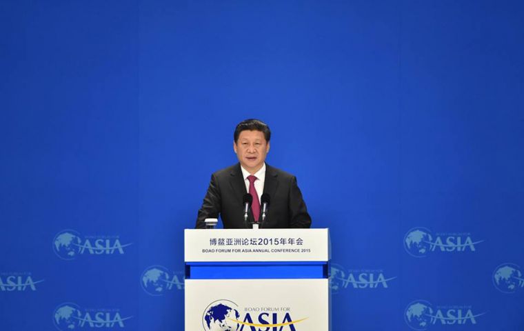 Xi's address at the Boao Forum for Asia, (“Asian Davos”) — comes amid escalating trade tensions between China and the U.S.