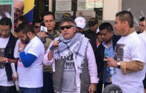 FARC were given 10 seats in Congress until 2026, regardless of how many votes they receive in elections and Mr Santrich is due to take up his seat in Congress