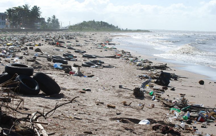 Some 38 out of 50 of the world’s largest uncontrolled dump sites are in coastal areas and many of them spill waste directly into the sea.