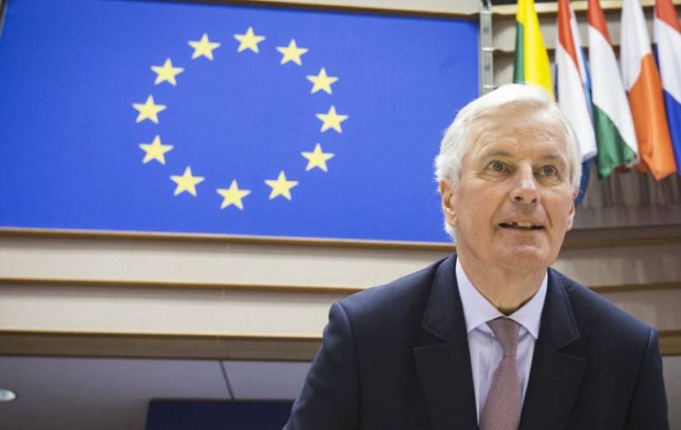 Barnier said he was confident that an agreement would be reached to avoid a face-off over Gibraltar’s inclusion in the transition agreement