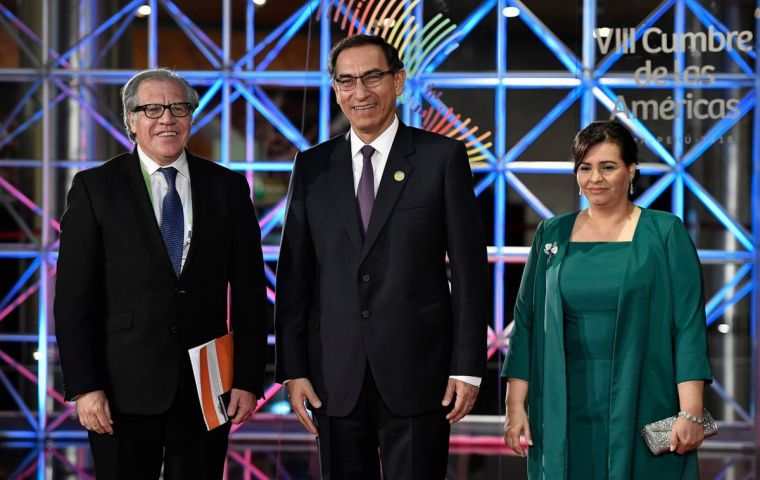 “We should build a continent where citizens are first,” Peruvian president Vizcarra said. “We owe it to them. We owe it to their dreams.”