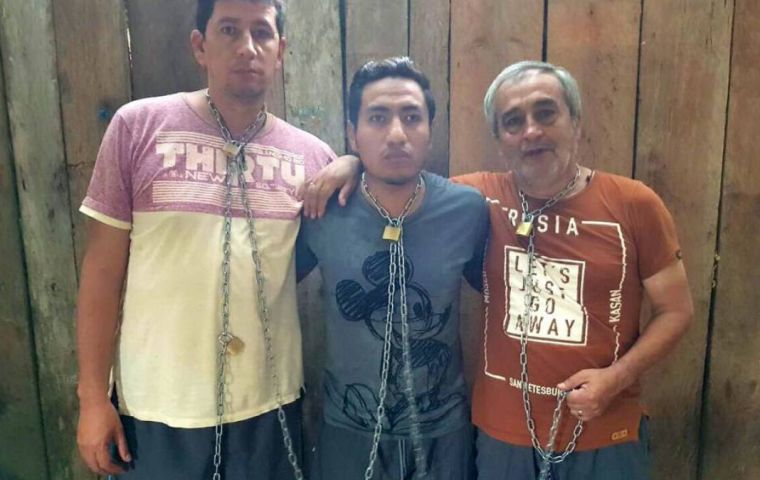 The three men, who worked for the influential El Comercio newspaper -- were kidnapped on March 26 while covering a story on violence along the border