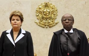 The first and only black member of the high court, Barbosa became a household name in Brazil for his handling of a major political corruption trial in 2012