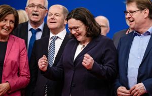 Merkel is a physicist while the new SPD leader has a degree in German literature. A single mother with one young daughter, Ms Nahles, is a practicing Christian