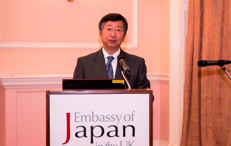 Japan’s ambassador to the UK Koji Tsuruoka, said Japanese firms are watching negotiations and will want to continue to be located in the single market 