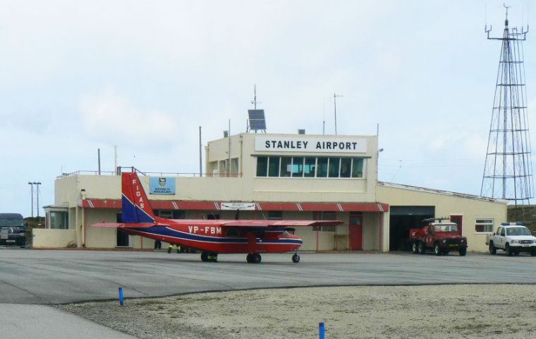 The Islands Plan 2018-2022 articulates the government’s commitment to improve air links and airport facilities at Stanley Airport. 