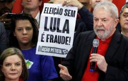 Lula’s Workers’ Party (PT) has said he remains their candidate despite his legal troubles, which it claims have been politically motivated to keep him out of the race.