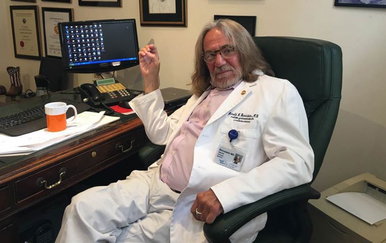 Mr Bornstein also said that government officials had carried out a “raid” on his offices in February 2017, removing all of Mr. Trump's medical records
