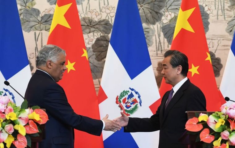 The Dominican Republic said it believed its switch to ties with China would be “extraordinarily positive for the future of our country”, in an official statement