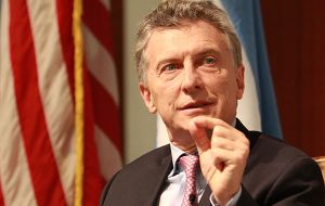 White House said US supports the economic reform program of president Macri which is market-oriented, growth-focused, and has improved Argentina’s future”