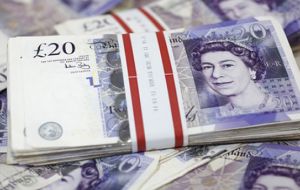 Sterling fell on the news and was trading lower by 0.2% against the US dollar at 1.35. Versus the euro, the pound slumped 0.7% to around 1.13.
