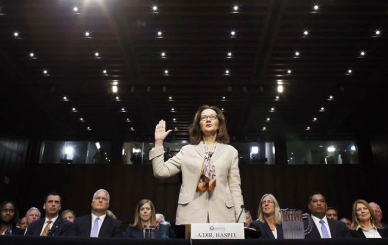 Haspel told the Senate intelligence committee that, if confirmed as CIA chief, she would not restart the harsh interrogation program