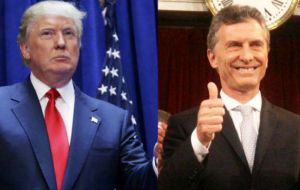 “President Trump expressed strong support for President Macri’s efforts to transform Argentina’s economy”, said the White House release