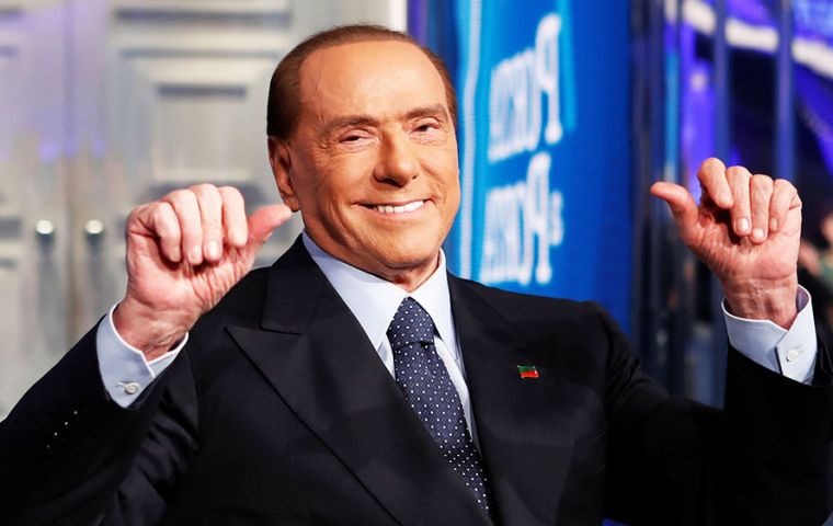 “Finally five years of injustice has come to end,” Berlusconi’s Forza Italia party said in a statement. “Berlusconi can once again be a candidate.” 