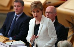  Speaking during First Minister’s Questions, Ms Sturgeon urged the Scottish Tories to “stand up for the rights” of the Scottish Parliament.
