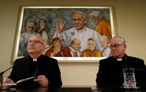 “We have put our positions in the hands of the Holy Father and will leave it to him to decide freely for each of us” bishops' spokesman Bishop Fernando Ramos said