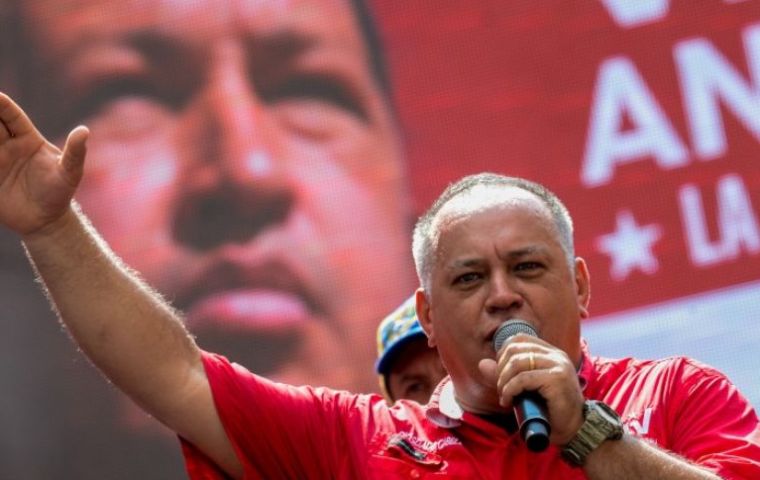 Cabello, 55, has long been considered the second-most powerful man in the country, after President Nicolás Maduro, who is running for re-election on Sunday.