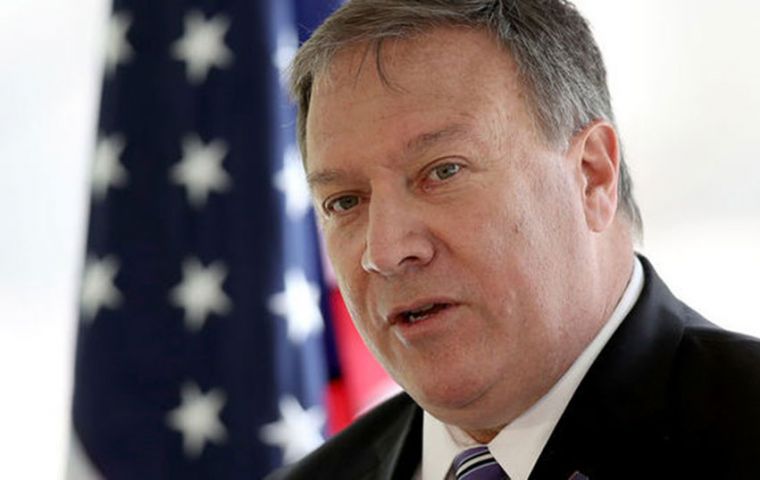 Mike Pompeo did not say what new measures the US was contemplating but he described sanctions imposed on head of Iran's central bank as “just the beginning”. 