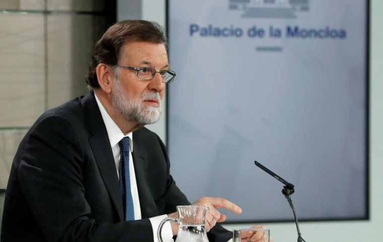 Rajoy called the opposition’s move “opportunist”, and said the no-confidence vote “goes against the stability in Spain and damages the economic recovery”