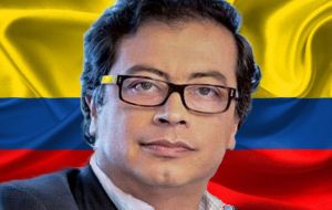 Gustavo Petro, who is promising social reform and to close the “gap” between the rich and the poor, picked 25% of votes cast