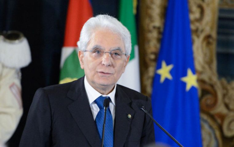 Efforts by PM-designate Giuseppe Conte to form a government collapsed on Sunday after Mr Mattarella (Pic) rejected Euro skeptic candidate Paolo Savona. 