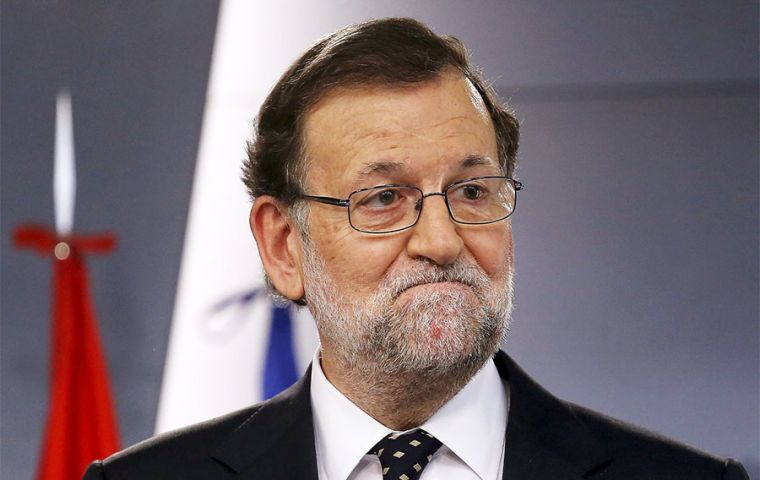 A Basque nationalist party’s announcement that it would support the no confidence motion spelled the almost certain end of PM Mariano Rajoy’s mandate (Pic Reuters)
