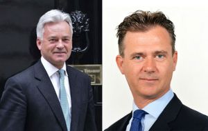 The British delegation will include Foreign Office minister for Latin American Affairs Sir Ian Duncan and Armed Forces minister Mark Lancaster