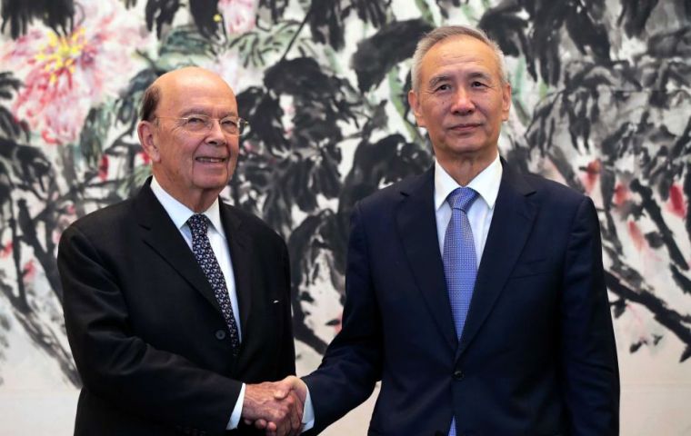 China’s warning came after U.S. Commerce Secretary Wilbur Ross and China’s top economic official, Vice Premier Liu He, wrapped up a meeting in Beijing