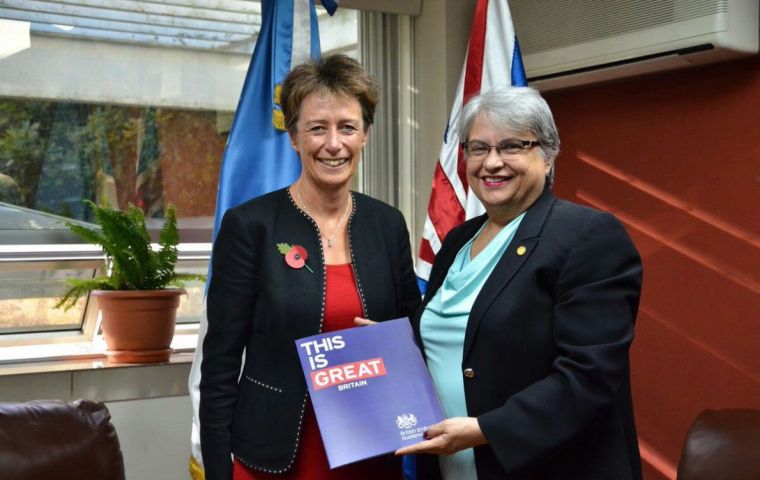 British Ambassador Carolyn Davidson said that NGOs receiving the donation work in a wide range or issues, “a very valuable in this emergency”