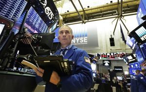 Wall Street was not happy by the aggressive new stance, and all three major indexes turned negative right after the announcement, with the Dow down 0.23%