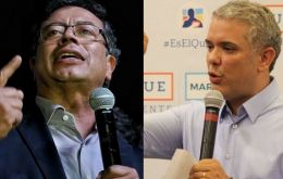 A poll by think tank Latin American Strategic Center of Geopolitics held between May 29 and June 6 showed that Petro was now just 5.5 points behind Duque
