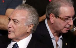A Federal Police report concluded that Temer has obstructed justice by instigating a company's executive to bribe Cunha to buy his silence over illicit schemes.