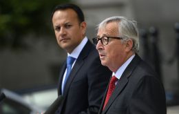 Juncker assured Taoiseach Leo Varadkar that the EU would not waver on what he made clear was a pivotal issue.