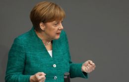 “Europe faces many challenges, but that of migration could become the make-or-break one for EU,” Merkel said during a passionate address to parliament (Pic Reuters)