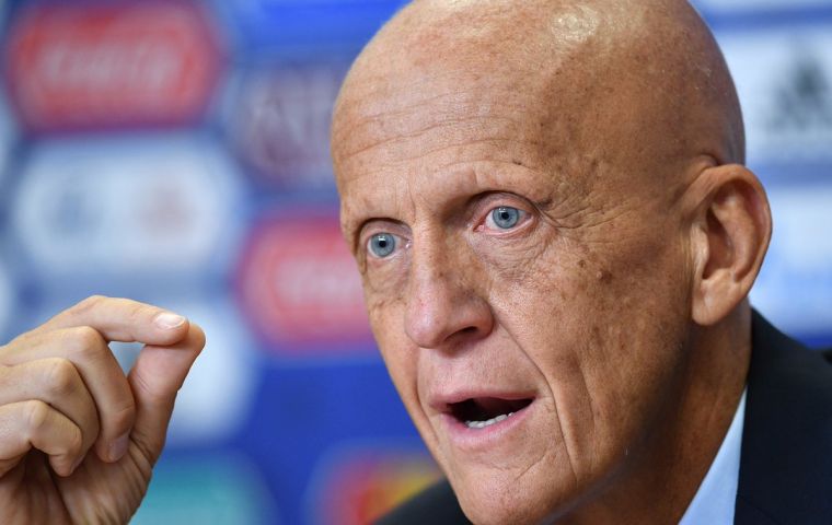 A total of 335 incidents have been checked in the 48 group stage games completed over the last 15 days, reported Pierluigi Collina