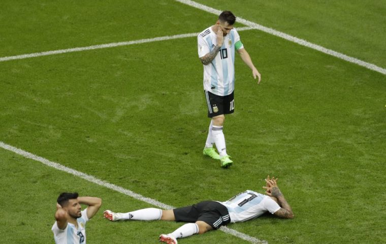 For Argentina this is the farewell of a golden generation that led to three finals. SERGEI GRITS/AP