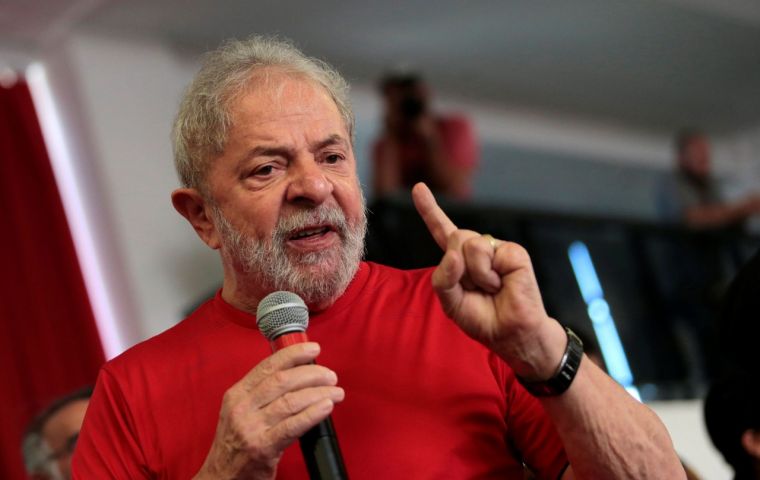 “In order to comply with the electoral legislation, his comments will stop being broadcast on Jose Trajano's program on TVT,” said Lula's Workers Party