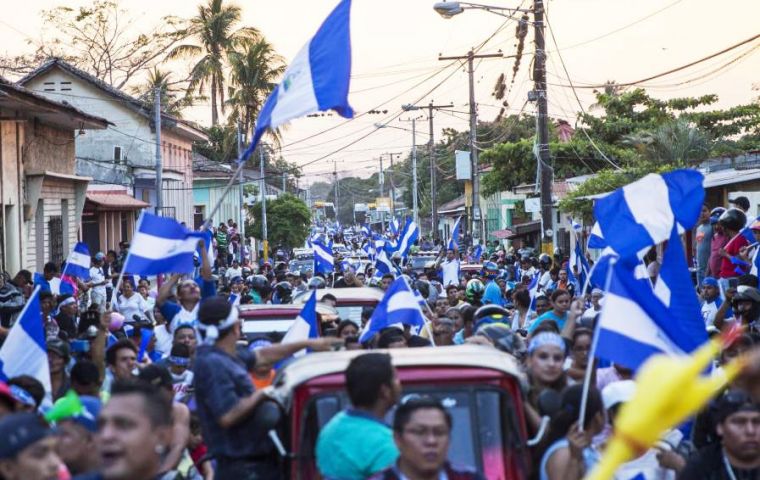 The death toll in Nicaragua has risen to 264, the Inter-American Commission on Human Rights said.