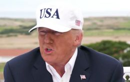 “I think the European Union is a foe, what they do to us in trade,” Trump said, adding that “you wouldn't think of the European Union, but they're a foe.”