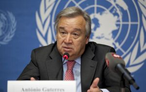 Guterres called Nicaragua to provide ”effective protection to its population against attacks, ensure respect for human rights and establish violence accountability”