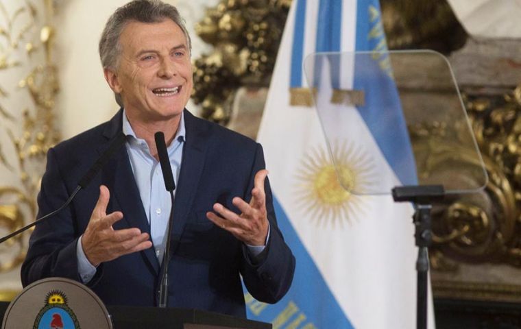 “Clearly the levels of growth that we are coming from are going to diminish,” Macri said in a press conference