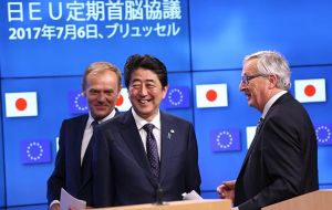 Since trade negotiations with the US were frozen after Donald Trump’s 2016 presidential election victory, the EU has struck trade deals with Japan and Mexico