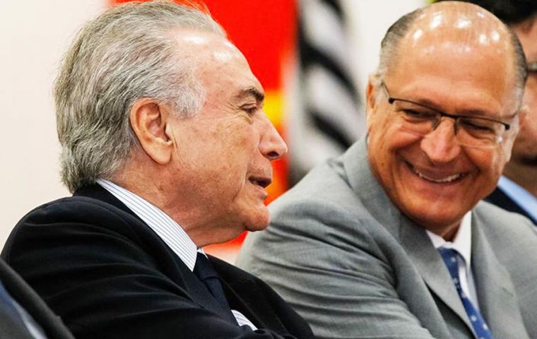 Ex Sao Paulo governor Alckmin and his Brazilian Social Democratic Party (PSDB) have backed President Michel Temer’s economic agenda
