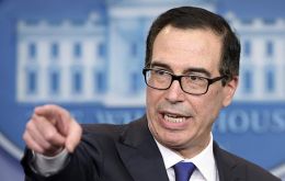 Asked whether investors should be concerned about the prospects of a currency war, Mnuchin said “no,” declining to elaborate 